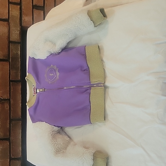 Lol Doll jacket and shirt size 4/5 purple and black in color. - Picture 4 of 8